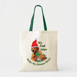 Irish Setter Christmas Geschenke Tragetasche
