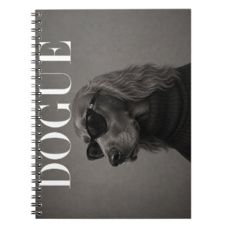 Irish Setter Editorial-Hundeporträt Notizblock