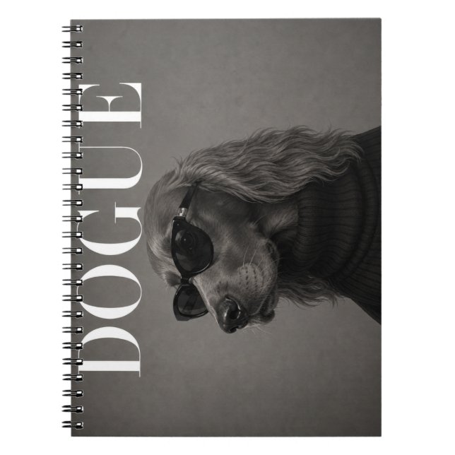 Irish Setter Editorial-Hundeporträt Notizblock (Vorderseite)