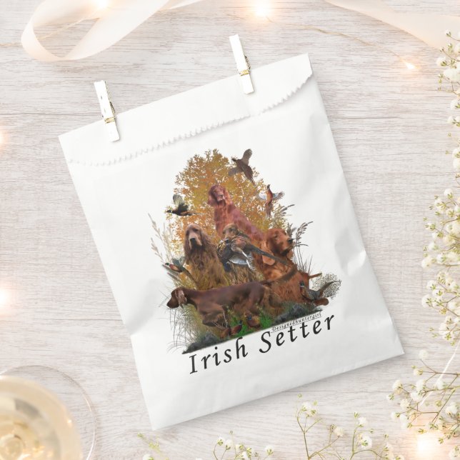 Irish Setter Geschenktütchen (Ausgeschnitten)