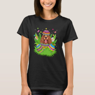 Irish Setter Hund Frohe Ostern Hase Ostereier such T-Shirt