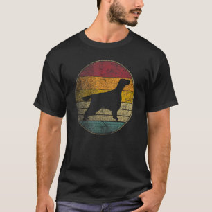 Irish Setter Hund Retro Stil Vintage 70er 80er 90e T-Shirt