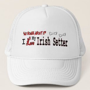 Irish Setter (I-Liebe) Hat Truckerkappe