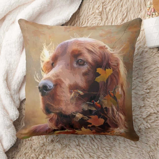 Irish Setter Kissen (Decke)