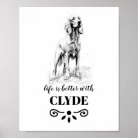 Irish Setter Life ist mit dem benutzerdefinierten