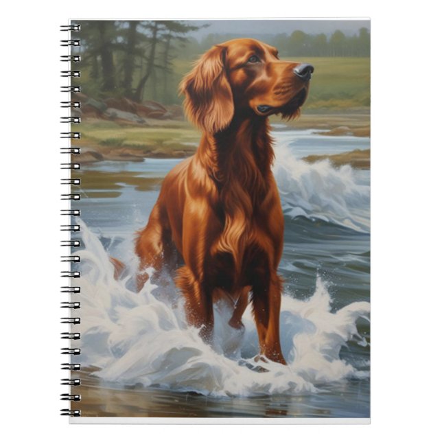 Irish Setter Notizblock (Vorderseite)