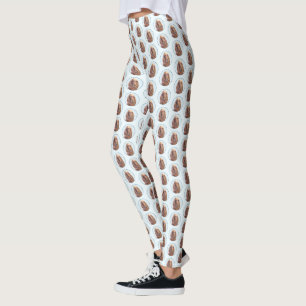 Irish Setter Painting - Niedliche Original Dog Art Leggings