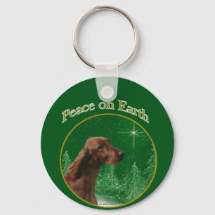 Irish Setter Peace Schlüsselanhänger