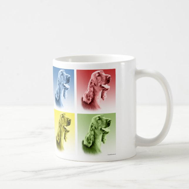 Irish Setter Pop Kaffeetasse (Rechts)