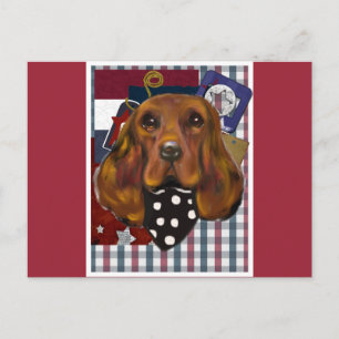 IRISH SETTER POSTKARTE