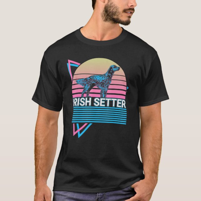 Irish Setter Retro T-Shirt (Vorderseite)
