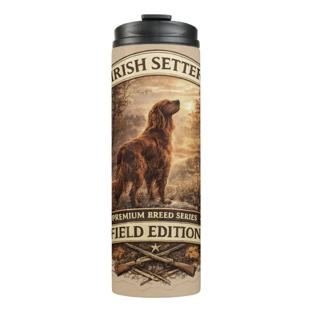 Irish Setter Thermosbecher (Vorderseite)