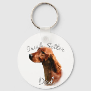 Irish Setter Vater 2 Schlüsselanhänger