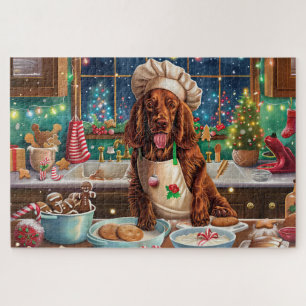 Irish Setter Weihnachtsbäckerei: Festliches Weihna
