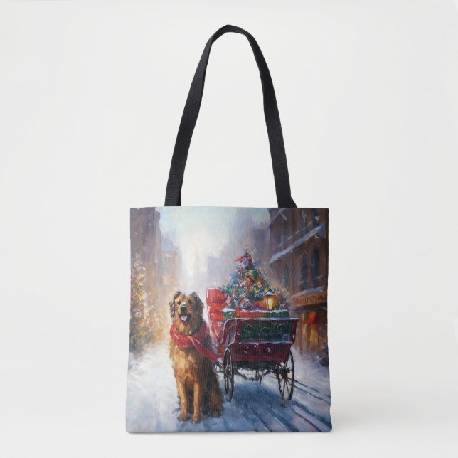 Irish Setter Weihnachtsfeiertag Tasche (Vorderseite)