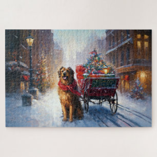 Irish Setter Weihnachtsfestzeit