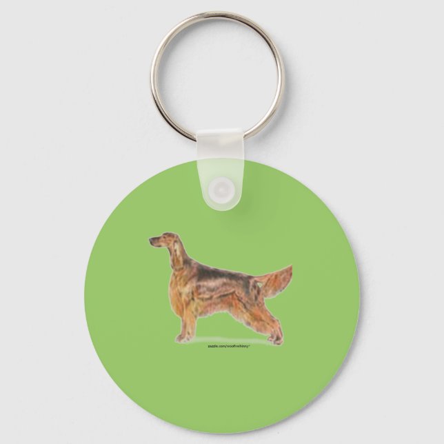 Irish Setters Schlüsselanhänger (Vorderseite)