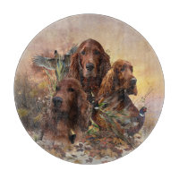 Irish Setters with Pheasants - Passion Hunt
