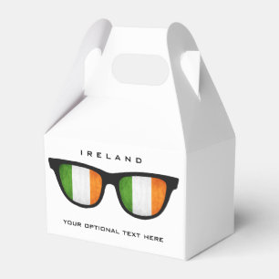 Irish Shades benutzerdefinierte Text- und Farbfavo Geschenkschachtel