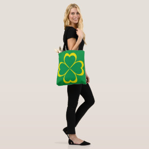 Irish Shamrock-Kreuz für den St. Patrick's Day Tasche