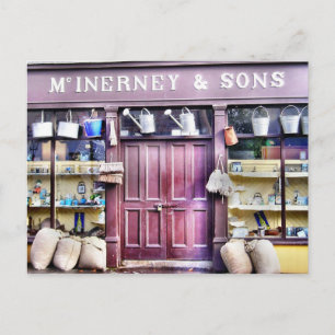 Irish Shop Postcard Postkarte