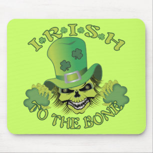 Irish Skull Mousepad