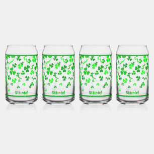 Irish Sláinte Trèfles Chanceux Design Personnalisé