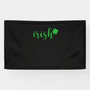 Irish St Patrick Day Men Women Saint Patricks Sham Banner