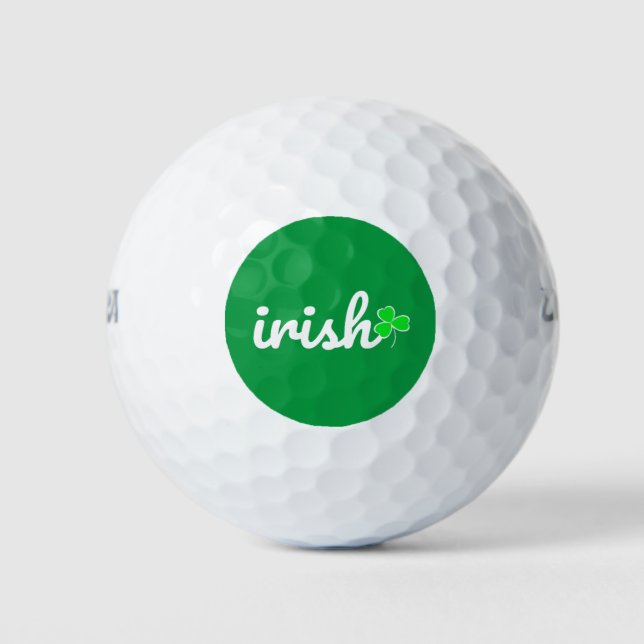 Irish St. Patrick's Day Golfball (Vorderseite)