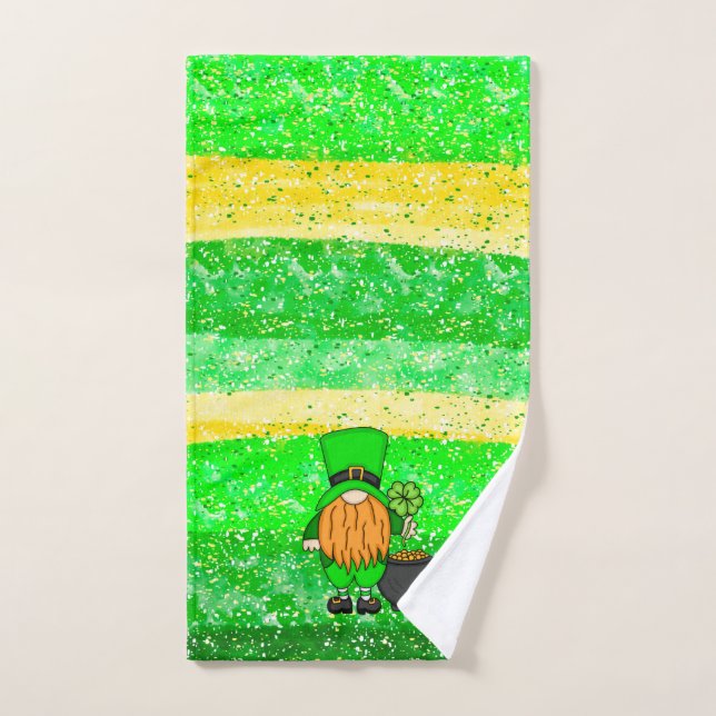 Irish St Patrick's Day Leprechaun Gnome Saison Handtuch (Handtuch)