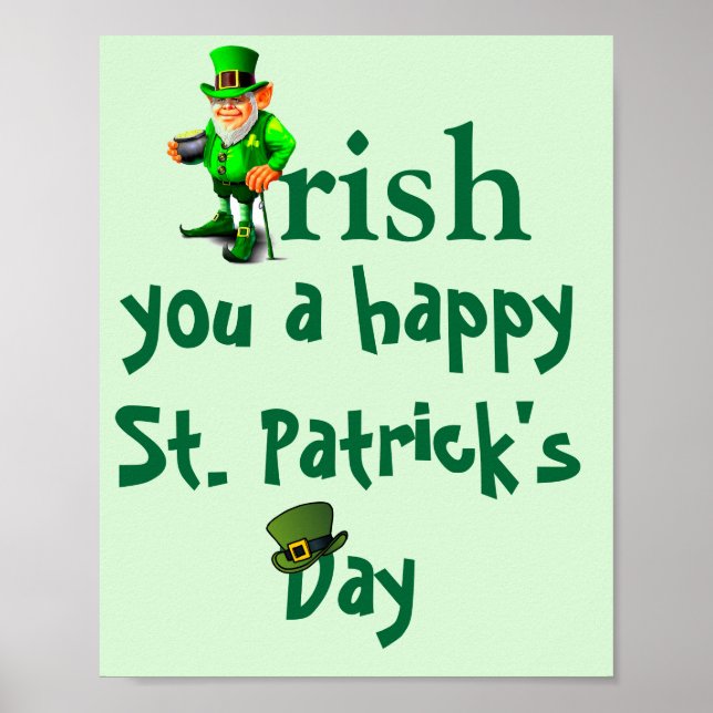 IRISH ST. PATRICK'S DAY POSTER (Vorne)