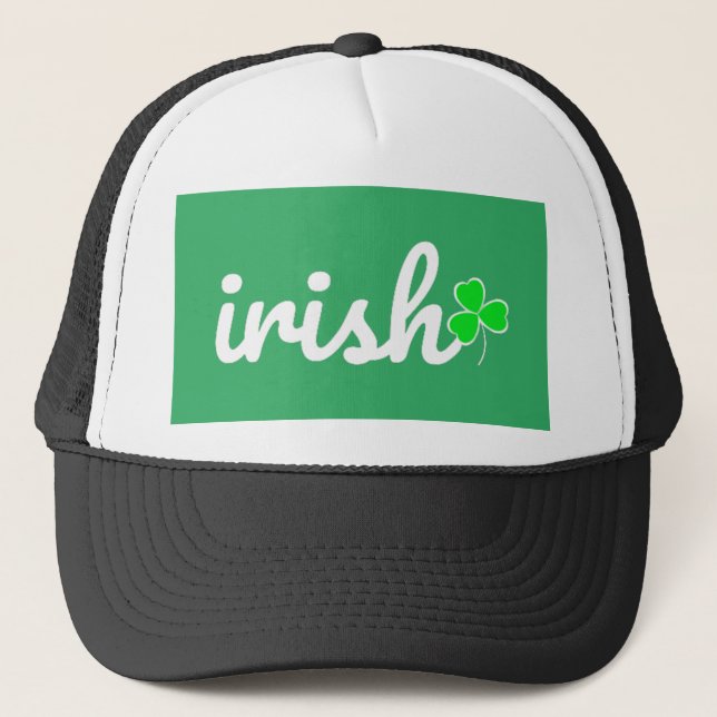 Irish St. Patrick's Day Truckerkappe (Vorderseite)
