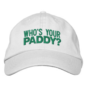Irish St Patricks Day Whoi Your Paddy Bestickte Baseballkappe