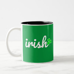 Irish St. Patrick's Day Zweifarbige Tasse