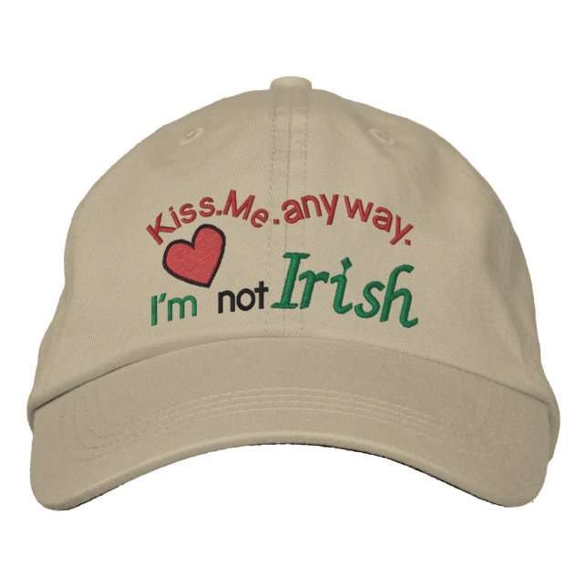 Irish St. Patrick's Hat von SRF Bestickte Kappe (Vorderseite)