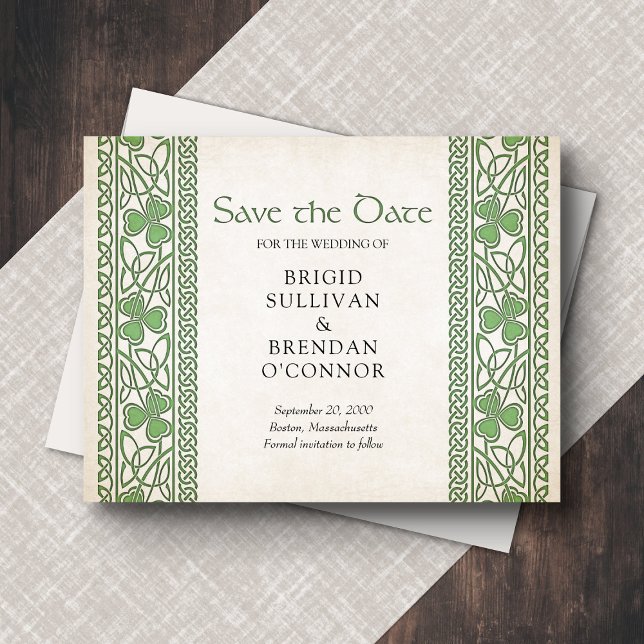 Irish St. Patrick's Wedding Save The Date (Von Creator hochgeladen)