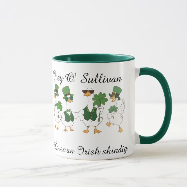 Irish St Patty's Day Custom Funny Mug (Droite)