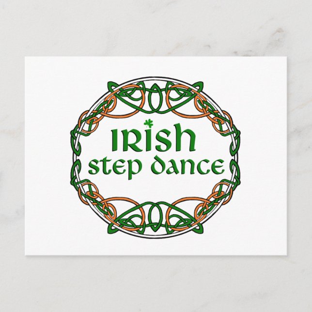 Irish Step Dance Postkarte (Vorderseite)
