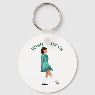 Irish Step Dancer - Aquamarin Schlüsselanhänger