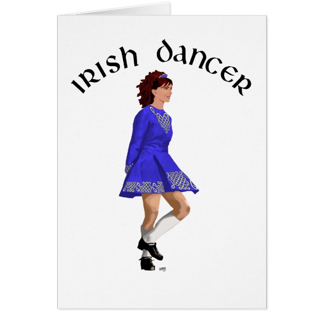 Irish Step Dancer - Blue Dress (Vorne)