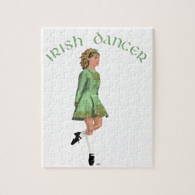 Irish Step Dancer - Green (Vertikal)
