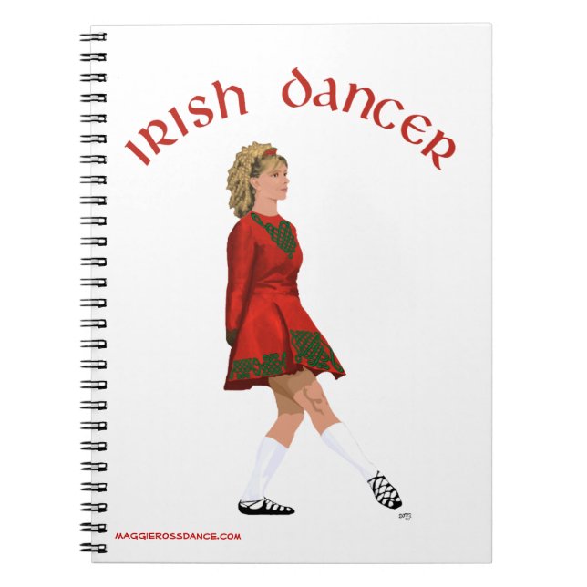 Irish Step Dancer Journal - Soft Shoe Notizblock (Vorderseite)