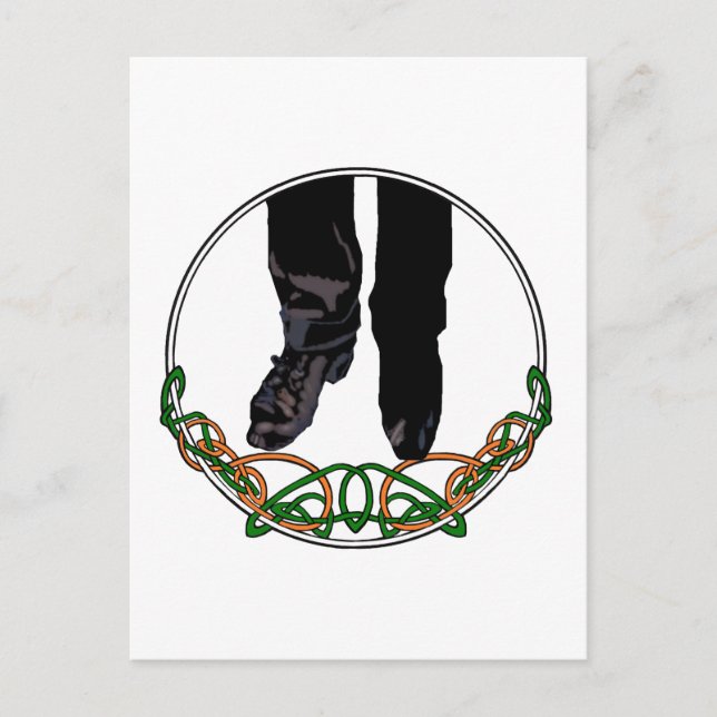 Irish Step Dancer - Male Postkarte (Vorderseite)