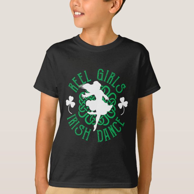 Irish Step Dancer Step Dancing Reel Girls II T-Shirt (Vorderseite)