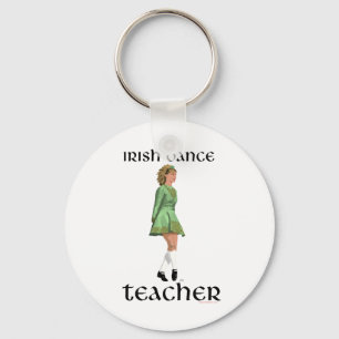 Irish Step Tance Teacher - Green Schlüsselanhänger