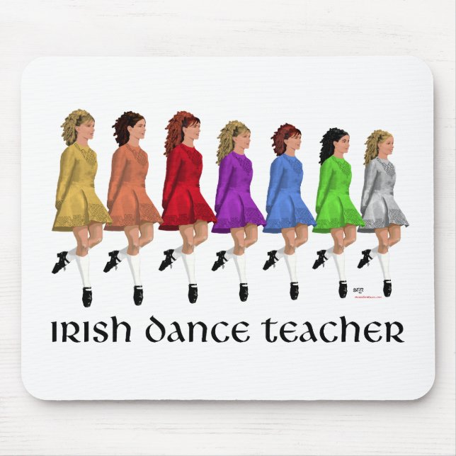 Irish Step Tance Teacher - Rainbow Mousepad (Vorne)