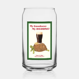 Irish Stout Bridal Shower Beer Glass Favor/Gift Dosenglas