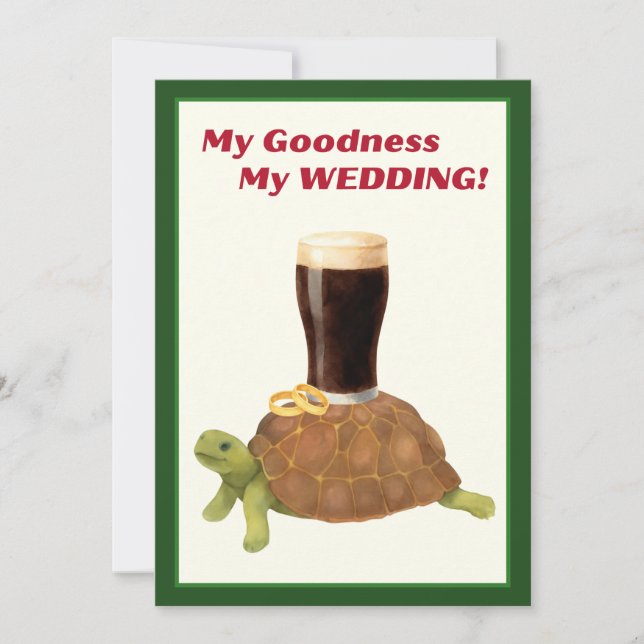 Irish Stout Bridal Shower Invitation (Devant)