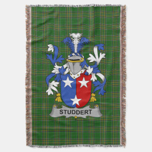 Irish Studdert Coat of Arms Familienwappen Irland Decke
