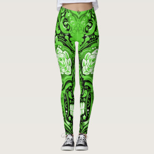 Irish Sugar Skull Leggings